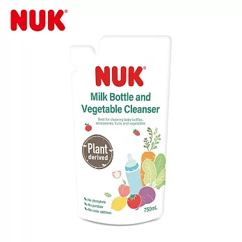 德國NUK-植萃奶瓶蔬果清潔液750mL