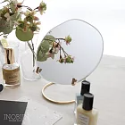 【Creer】日本brass桌上型黃銅化妝鏡(in bloom系列真鍮)