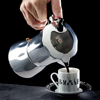 《KitchenCraft》經典義式摩卡壺(銀6杯) | 濃縮咖啡 摩卡咖啡壺