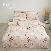 《BUHO》雙人四件式舖棉兩用被床包組 《法莉歐緹》
