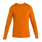 【紐西蘭Icebreaker 】男 ZoneKnit™ Cool-Lite™ 網眼透氣圓領長袖上衣-AD150 L 柚橘