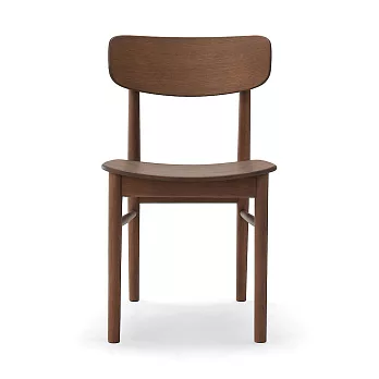 【MUJI 無印良品】木製圓椅/橡木/深色