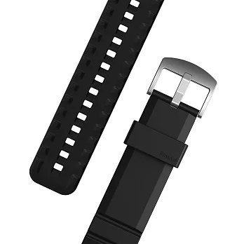 Rearth Ringke 三星 Galaxy Watch 3/4/5/6 矽膠運動錶帶 黑