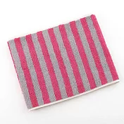 【Peter & Andy】純棉100% MIT設計製造::運動毛巾-條紋  粉紅灰