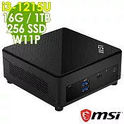 MSI CUBI 迷你電腦 (i3-1215U/16G/1TB+256G SSD/W11P)