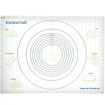 《KitchenCraft》測量揉麵板(62x 46) | 桿麵墊 料理墊 麵糰