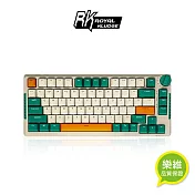 【RK】H81 75% 藍牙三模無線機械鍵盤 k黃軸 RGB 時光機｜中文
