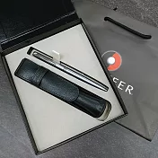SHEAFFER 9472 戰斧系列銀桿銀夾原子筆 筆套禮盒 E2947251