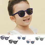 【ALEGANT】輕柔時尚兒童專用防滑輕量彈性太陽眼鏡/UV400偏光墨鏡 企鵝黑