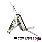 【TRUE】英國多功能多功能指甲刀工具組NailClip Kit(吊卡版) TU215K