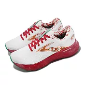Brooks 慢跑鞋 Glycerin 20 白 紅 女鞋 甘油 雪花 氮氣中底 聖誕節限定版 運動鞋 1203691B683