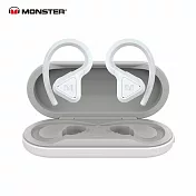【Monster】DNA Fit高階入耳式真無線藍牙耳機 耳掛式藍芽耳機 白色