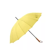 MECOVER Pro 風格原木抗風直立傘(極致撥水傘布) -火山黃
