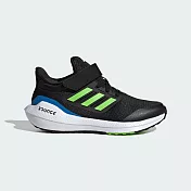 ADIDAS ULTRABOUNCE EL K 中大童跑步鞋-黑綠-IG5396 20.5 黑色