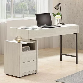 《Homelike》珂亞4尺伸縮書桌櫃組 電腦桌 工作桌 教師桌