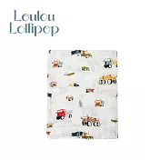 Loulou lollipop 加拿大竹纖維透氣包巾 120x120cm - 設計款 - 卡車特攻隊