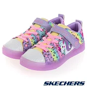 SKECHERS TWINKLE SPARKS ICE 中大童休閒鞋-紫-314783LLVMT 21 紫色