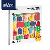 《MiDeer》-- 木質積木拼圖-字母 ☆