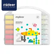《MiDeer》-- 幼兒圓頭可洗彩色筆(24色) ☆