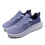 Skechers 慢跑鞋 Max Cushioning Elite 2.0 女鞋 藍紫 厚底 緩震 漸層 運動鞋 129602LAV