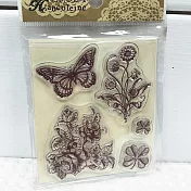 日本Decola Hancoleine 動物系列 水晶印章-植物