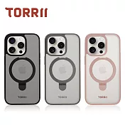 【TORRII】TORERO (MagSafe) iPhone15Pro-磁吸支架防摔手機殼 太空灰