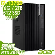 Acer Veriton VM8715G 商用工作站 (i7-13700/16G/2TB+512G SSD/RTX3060Ti_8G/W11P)
