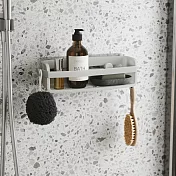 《Umbra》Flex壁掛式浴室長方置物架(昏灰) | 浴室收納架 瓶罐置物架