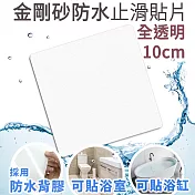 Echain Tech 金鋼砂止滑貼片 透明款 (10x10公分)