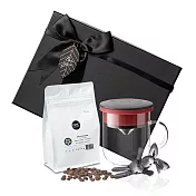 【PO:Selected】丹麥POx黑沃耶加雪菲咖啡禮盒組(玻璃咖啡杯350ml-共4色) 黑紅