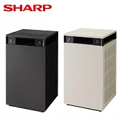 SHARP 夏普 自動除菌離子空氣清淨機(搭配蜂巢狀活性炭脫臭濾網.集塵HEPA濾網) FP-S90T - 奶油白(W)
