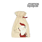 Mamas & Papas Santa爺爺限時派送-超大帆布收納袋(米)