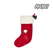 Mamas & Papas Santa爺爺吹鬍子-大聖誕襪(紅)