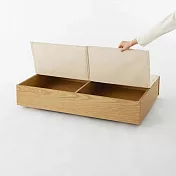 【MUJI無印良品】橡木床下收納盒組優惠
