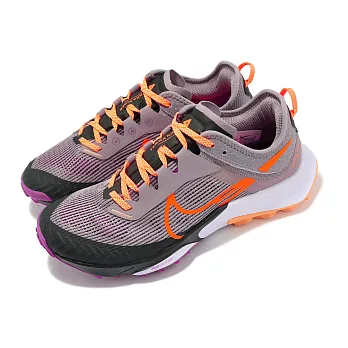 Nike 越野跑鞋 Wmns Air Zoom Terra Kiger 8 女鞋 紫 橘 戶外 運動鞋 DH0654-501