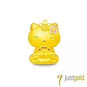 【Just Gold 鎮金店】女兒節系列 黃金串珠(Hello Kitty)