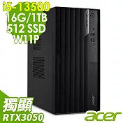 Acer Veriton VM8715G 雙碟商用電腦(i5-13500/16G/1TB+512G SSD/RTX3050_8G/W11P)