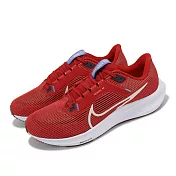 Nike 慢跑鞋 Air Zoom Pegasus 40 男鞋 紅 白 緩衝 路跑 訓練 小飛馬 運動鞋 DV3853-600