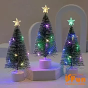 【iSFun】七彩聖誕＊聖誕樹小夜燈擺飾/2入