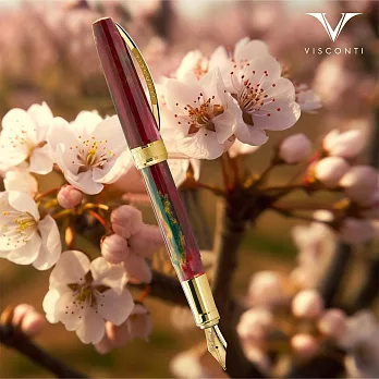 義大利名筆 Visconti  梵谷系列-TThe Flowering Plum Orchard 花開的梅樹
