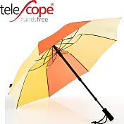長毛象-德國[EuroSCHIRM] 全世界最強雨傘品牌 TELESCOPE HANDSFREE / 免持健行傘-小 (橘黃)