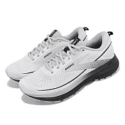 Brooks 慢跑鞋 Trace 3 女鞋 寬楦 白 灰 透氣網布 追擊 避震 支撐 健走 路跑 運動鞋 1204011D191
