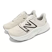 New Balance 慢跑鞋 Fresh Foam X More V4 2E 寬楦 男鞋 米白 黑 厚底 NB 運動鞋 MMORHK42E