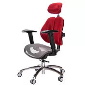 GXG 高雙背網座 工學椅(鋁腳/2D升降扶手)  TW-2806 LUA2