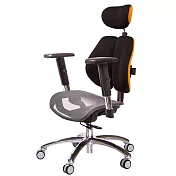 GXG 高雙背網座 工學椅(鋁腳/SO金屬扶手)  TW-2806 LUA5