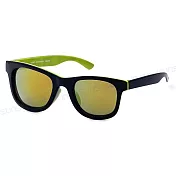 【SUNS】時尚兒童太陽眼鏡 炫彩休閒墨鏡 經典款 1-8歲適用 抗UV400【0015】 黃框金水銀