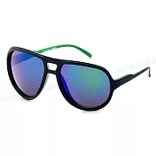 【SUNS】時尚兒童飛行員太陽眼鏡 炫彩休閒墨鏡 2-10歲適用 抗UV400【0018】 酷炫綠