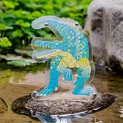 白堊紀恐龍-似鱷龍木拼透明專用框