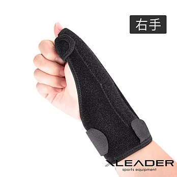 【Leader X】雙重加壓鋼條支撐拇指固定護套 1只入 右