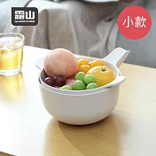 【日本霜山】雙層竹纖維多功能料理/洗菜籃(小)
